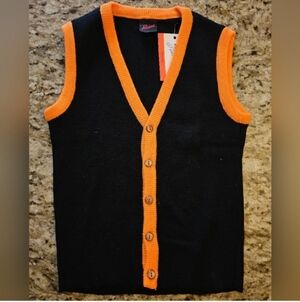 1970's Vintage V neck vest knit